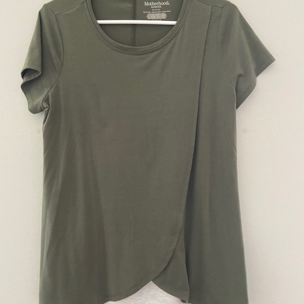 Olive nursing top